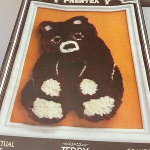 1982 Phentex Teddy Bear Crochet Kit NWT
